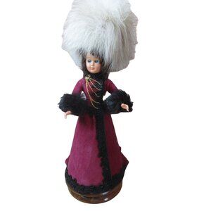 Reuge Swiss Musical Box Costume Doll Switzerland - Lara's Theme Doctor Zhivago